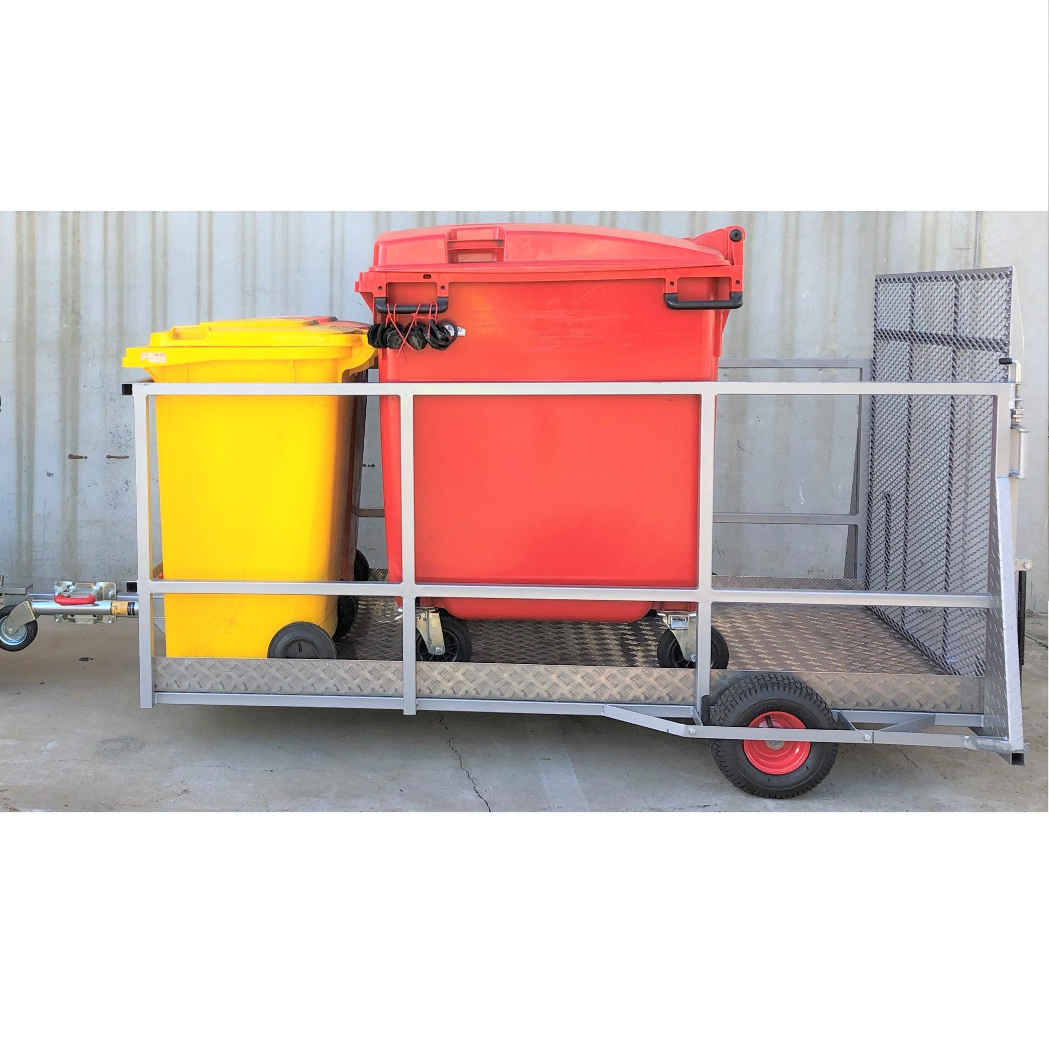 Wheelie Bin Trailers Sitecraft Materials Handling Equipment