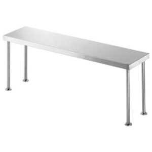 Stainless Steel Single Overhead Shelf