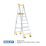 Bailey P170 Aluminium Job Station Ladders | 6 Step Model