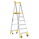 Bailey P170 Aluminium Job Station Ladders | 6 Step Model