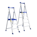 Bailey P150 Aluminium Platform Ladders | 3 to 6 Steps