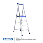 Bailey P150 Aluminium Platform Ladders | 4 Step Model