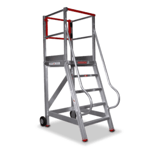 Heavy Duty Step-Thru Platform Ladders