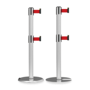 Double Belt Stainless Steel Portable Posts
