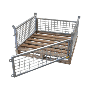 Timber Pallet Cage - Half Height