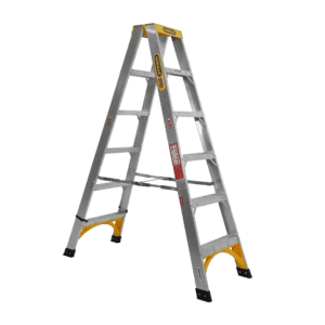 Double Sided Industrial Aluminium Ladders - 1800(h)mm