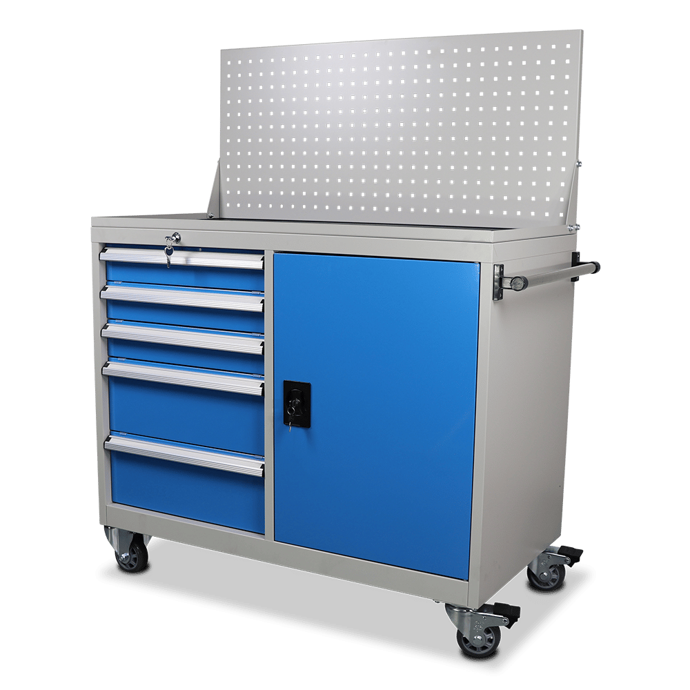 Sitequip Mobile Maintenance Cabinet With Tool Board