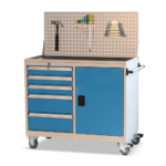 Sitequip Mobile Maintenance Cabinet With Tool Board