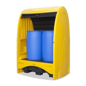 Hardtop Outdoor Drum Storage Unit 2 – Drum