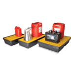 Spill Trays with Grate
