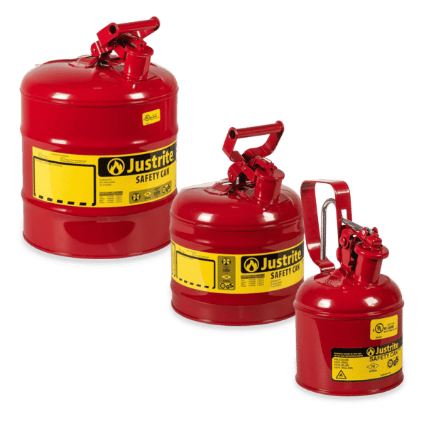 Compliant Type 1 Safety Cans 0.9 to 19 Litres