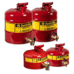 4 to19 Litres Steel Laboratory Safety Cans