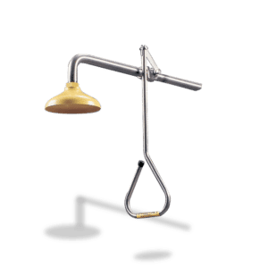 Wall Mounted, Pull Down Stainless Steel Triangular Pendant with Stay Open Valve