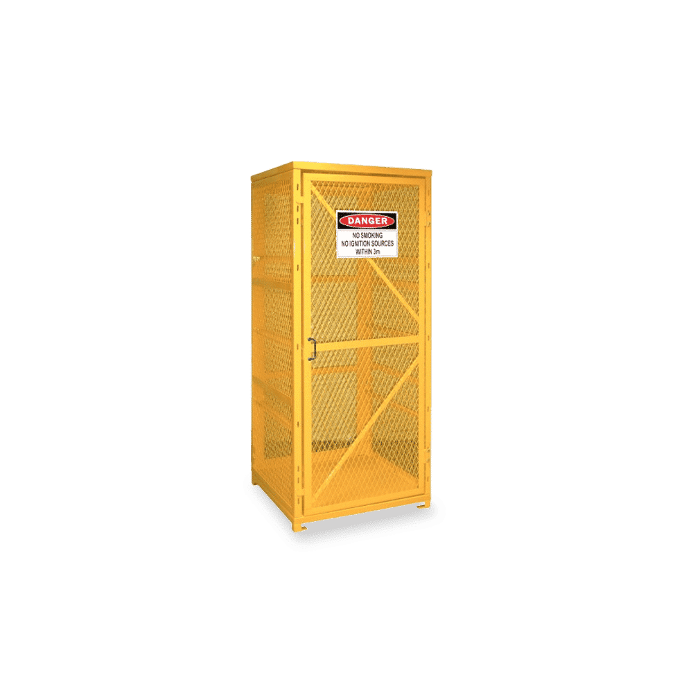 Forklift Gas Cage – 8 Cylinder