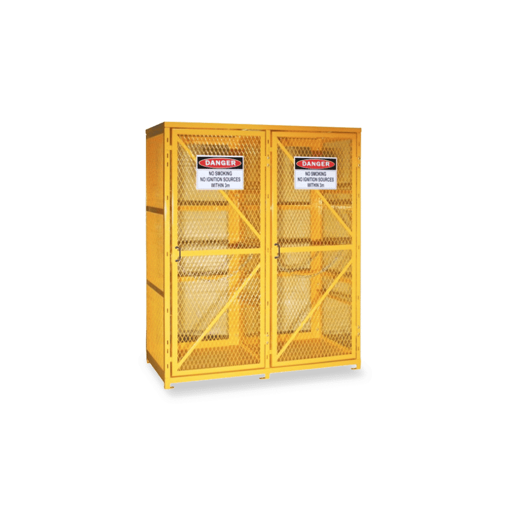 Forklift Gas Cage – 16 Cylinder