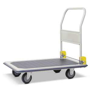 Sitepro Medium Single Deck Platform Trolley with Folding Handle - 920 x 610mm