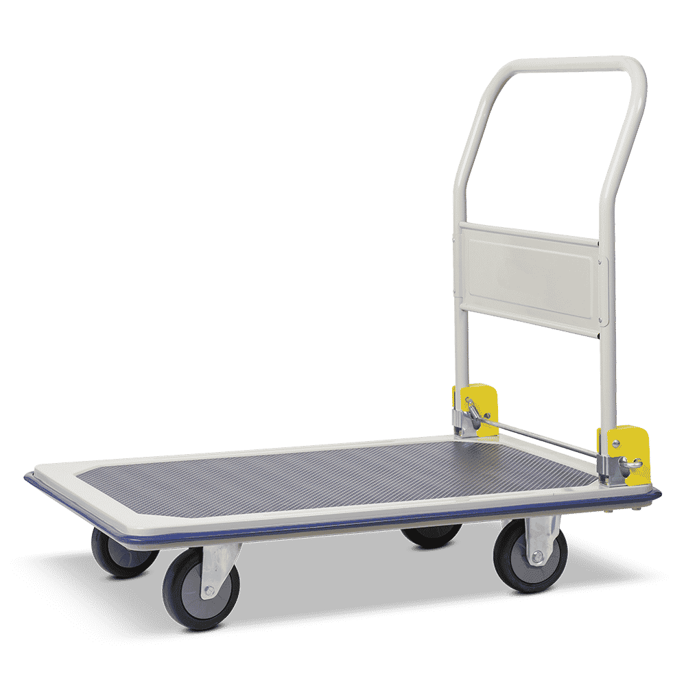 Sitepro Medium Single Deck Platform Trolley with Folding Handle – 920 x 610mm