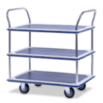Sitepro Medium 3 Tier Platform Trolley, Dimension 920 x 610mm