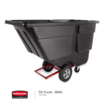 The Rubbermaid Tilt Trucks. 800lt. capacity