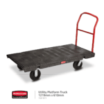 The Rubbermaid Utility Platform Truck / Trolley. Size: 1219mm x 610mm