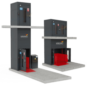 Sitecraft Single column and Double column Freight Hoist