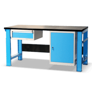 Sitequip Heavy Duty Workbench with Lockable Drawer and Lockable Cabinet