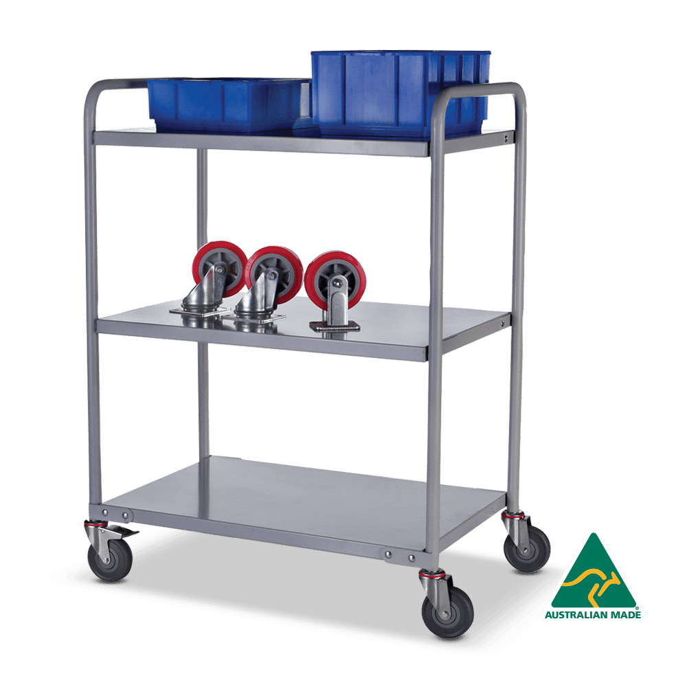 Sitequip Multi-Deck Trolleys – 3 Shelf