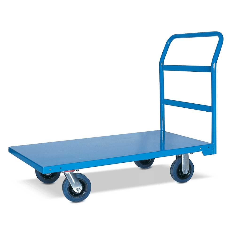 Heavy Duty Flat Deck Trolleys – Resilient Rubber Castors