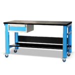 Sitequip Heavy Duty Mobile Workbench With Lockable Drawer