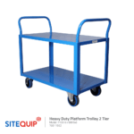 Sitequip Heavy Duty 2 Tier Trolley 1100x600