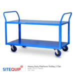 Sitequip Heavy Duty 2 Tier Trolley 1500x700mm