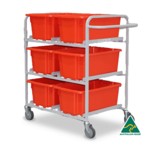 6 Bin Order Picking Trolley