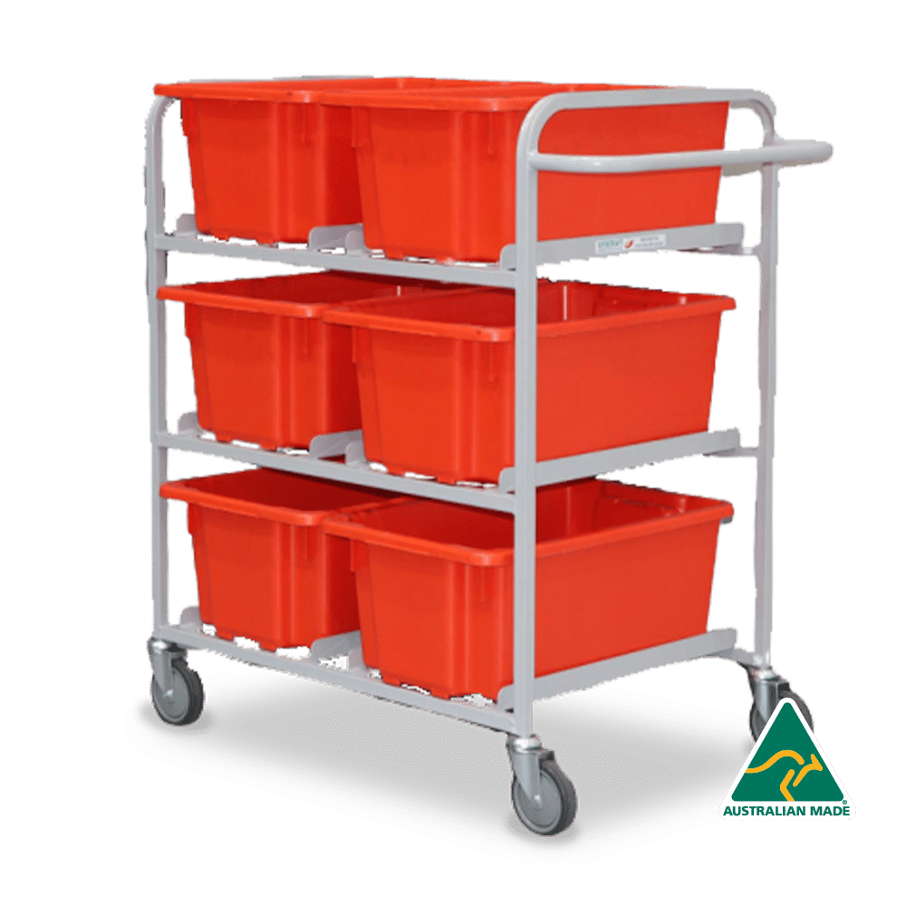 6 Bin Order Picking Trolley