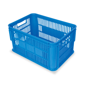 66L Blue Vented Crate