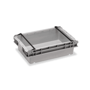 22.6L Solid Stack/Nest Plastic Crate