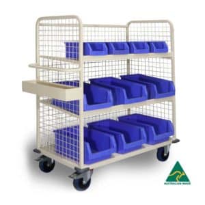 Order Picking Trolley with Sloping Shelves