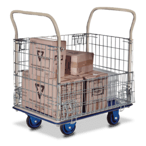 Prestar NF-Series Platform Trolley with Removable Wire Sides - 920 x 610mm