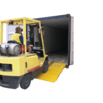 Folding Container Ramp full view