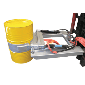 Forklift Drum Lifter – Hydraulic Grab and Rotate