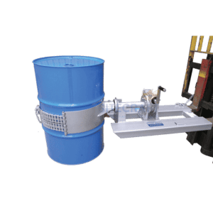 Forklift Sideways Drum Rotator – Handle Operation