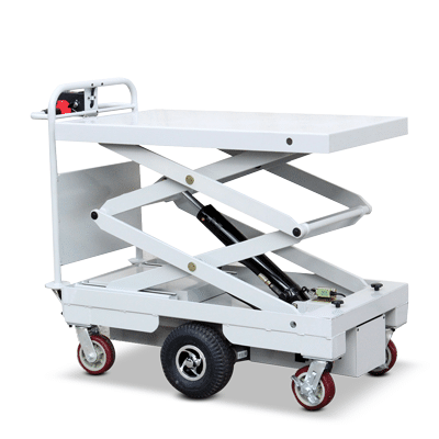 Electric Scissor lift Trolley 450kg Load Capacity 1600mm Lift Height