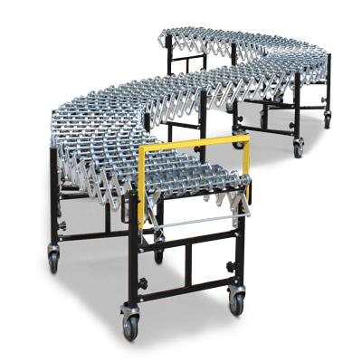 Expanding Skate Conveyor 610mm Wide 1.5 Metre When Compacted 4 Metre When Expanded