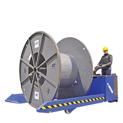High Capacity Pallet Truck with Cradle Forks for Heavy Loads 20,000kg Load Capacity