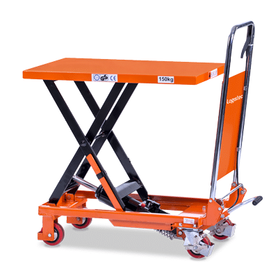 Logistec Scissor Lift Trolley 150kg Load Capacity 740mm Lift Height