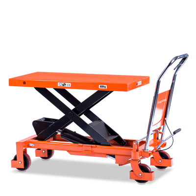 Logistec Scissor Lift Trolley 800kg Load Capacity 1000mm Lift Height