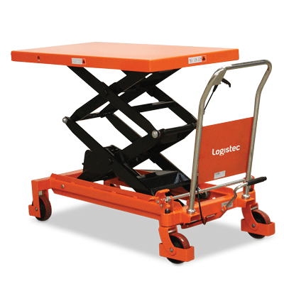 Logistec Scissor Lift Trolley High Lift 800kg Load Capacity 1500mm Lift Height