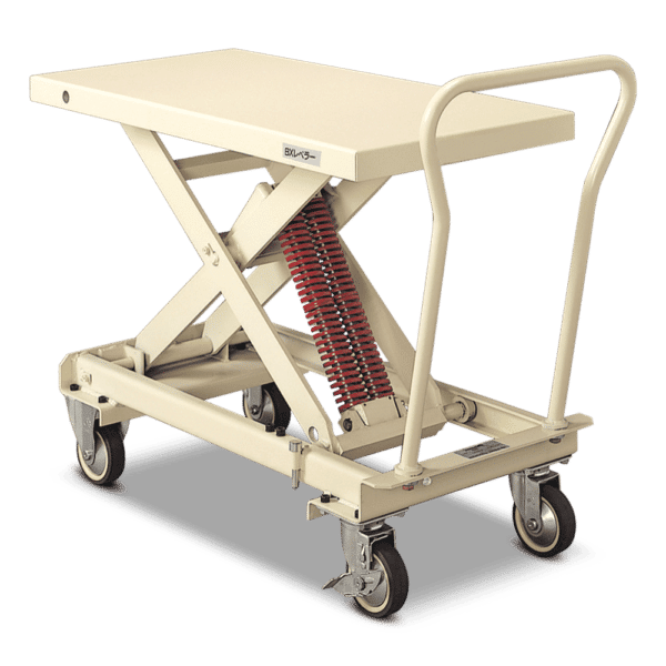 Spring Scissor Trolley load capacity from 100kg. to 400 kg.
