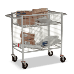 Three Compartment Mail Trolley