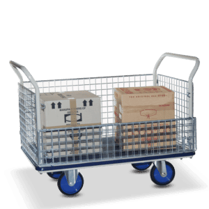 Prestar NG-Series Platform Trolley with Removable Wire Sides - 1240 x 790mm