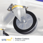 Sitepro Platform trolley with RubberCasters